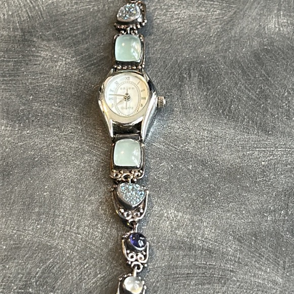 SAJEN WOMEN WATCH VINTAGE. 925 SILVER - Picture 3 of 11